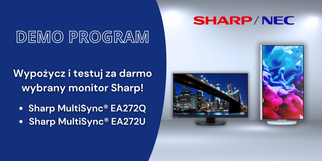 Wypożycz i testuj za darmo wybrany monitor SHARP!