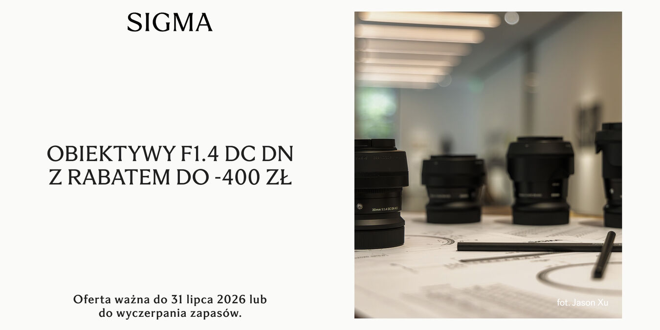 Promocja Sigma: obiektywy F/1.4 z rabatem do 400 zł!