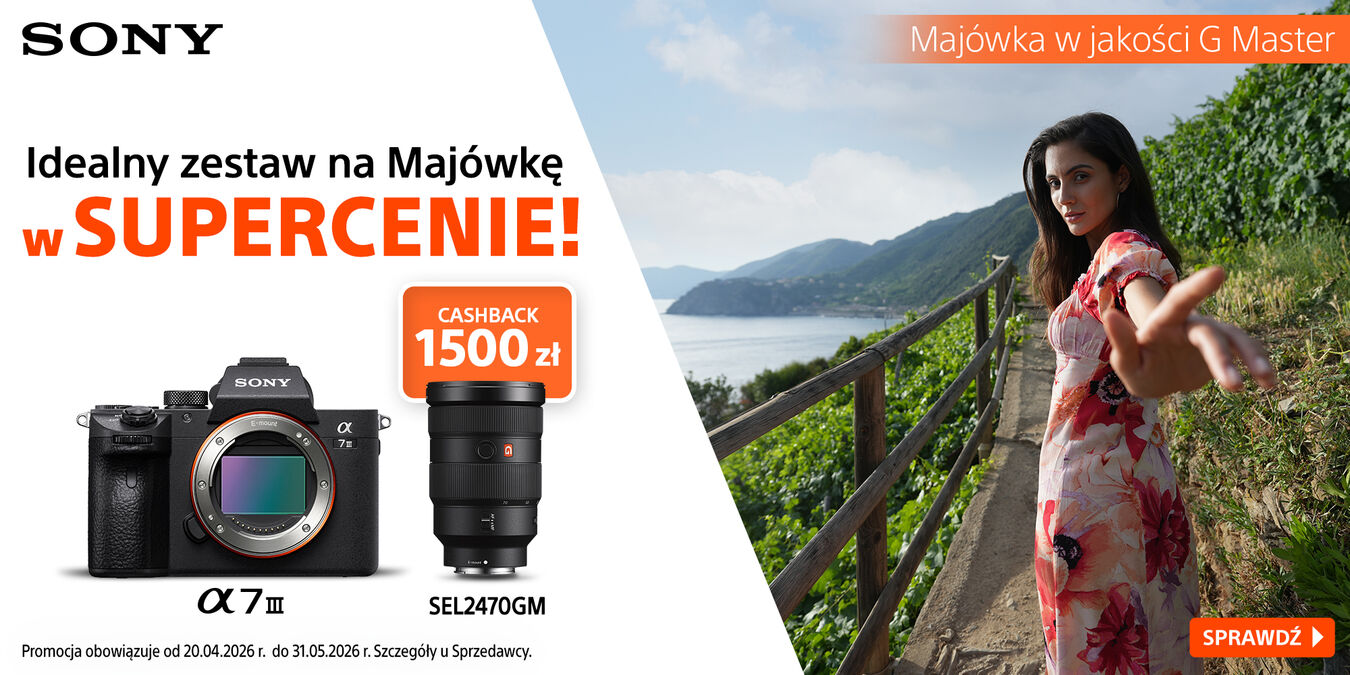 Sony | Idealny zestaw na majówkę w supercenie!