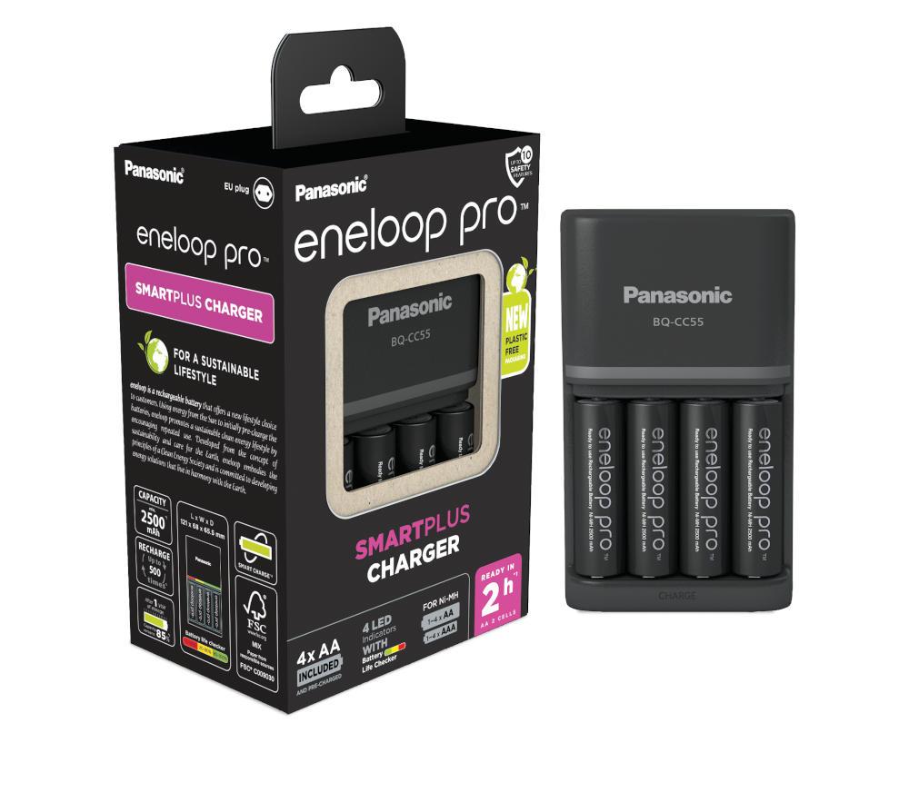 Ładowarka Panasonic Eneloop SMARTPlus+ 4x AA ENELOOP 2500 mAh/K-KJ55HCD40E