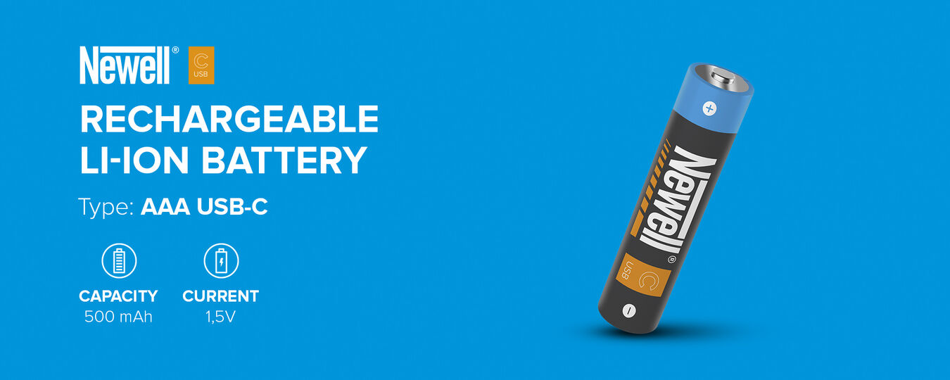 Akumulator Newell AAA USB-C 500mAh/2 szt. blister