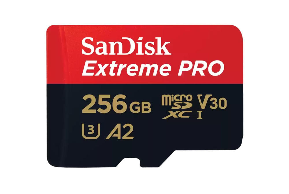 Karta pamięci SanDisk microSDXC Extreme Pro 256GB (200MB/s) V30 A2 + adapter SD/SDSQXCD-256G-GN6MA