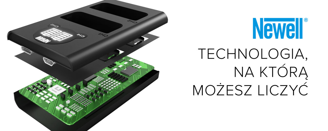 Zestaw Newell ładowarka podwójna DL-USB-C i 2 akumulatory NP-BX1 (zamiennik Sony NP-BX1)