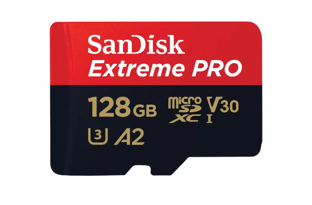 Karta pamięci SanDisk microSDXC Extreme Pro 128GB (200MB/s) V30 A2 + adapter SD/SDSQXCD-128G-GN6MA