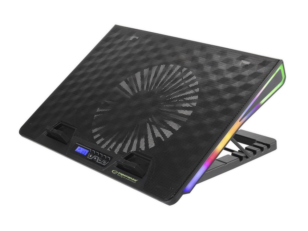 Podstawka chłodząca pod laptop Esperanza GAMING ALIZE LED RGB (EGC101)