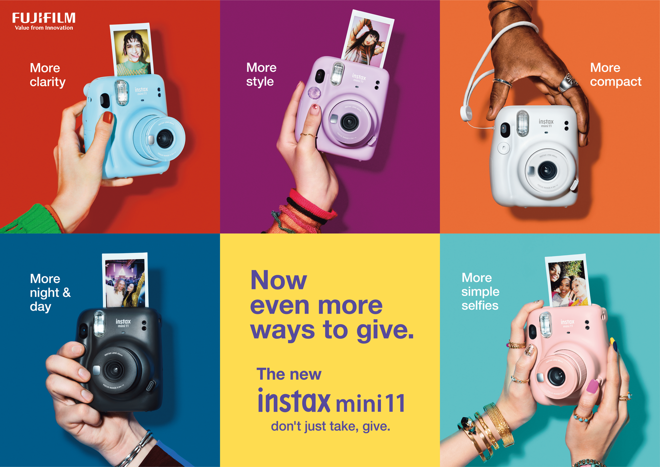Aparat Fujifilm Instax Mini 12 biały (Clay White)