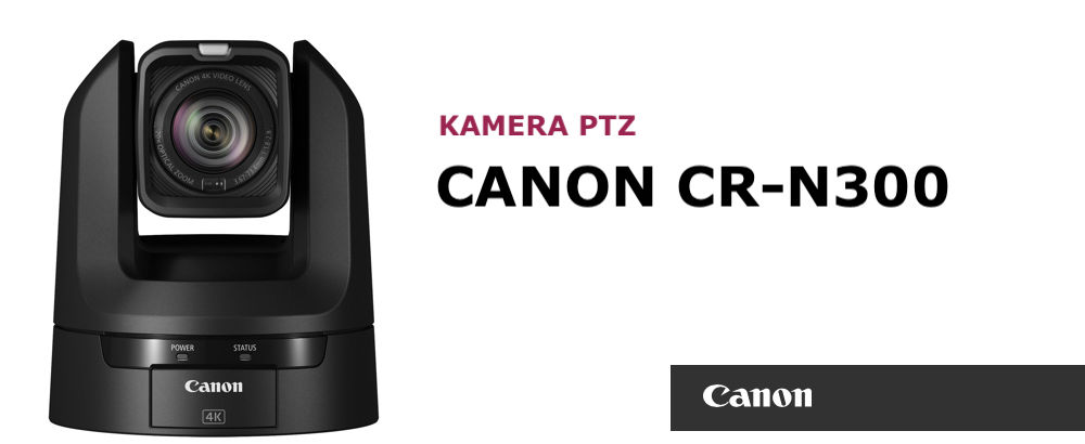 Canon kamera obrotowa CR-N300 PTZ (czarna)