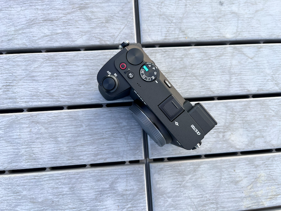 Sony a6700 widok z góry