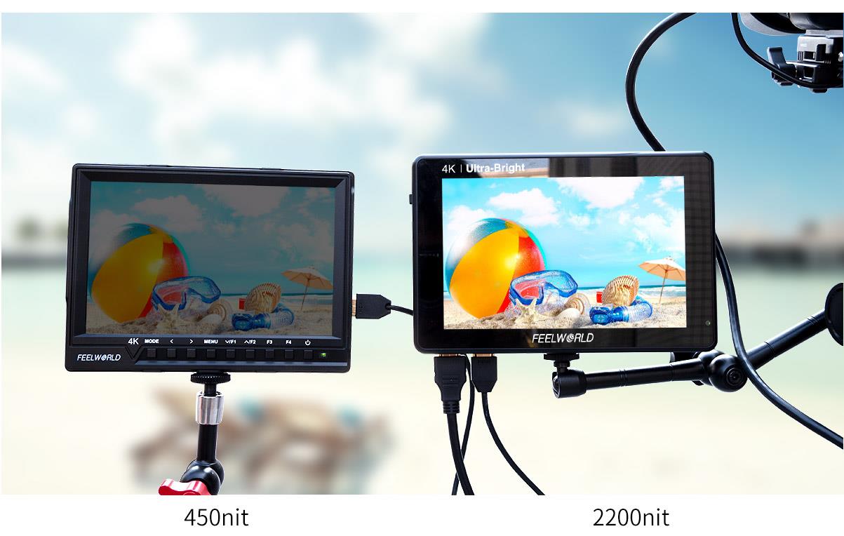 Monitor podglądowy Feelworld LUT7S - HDR 3DLUT SDI 2200nit