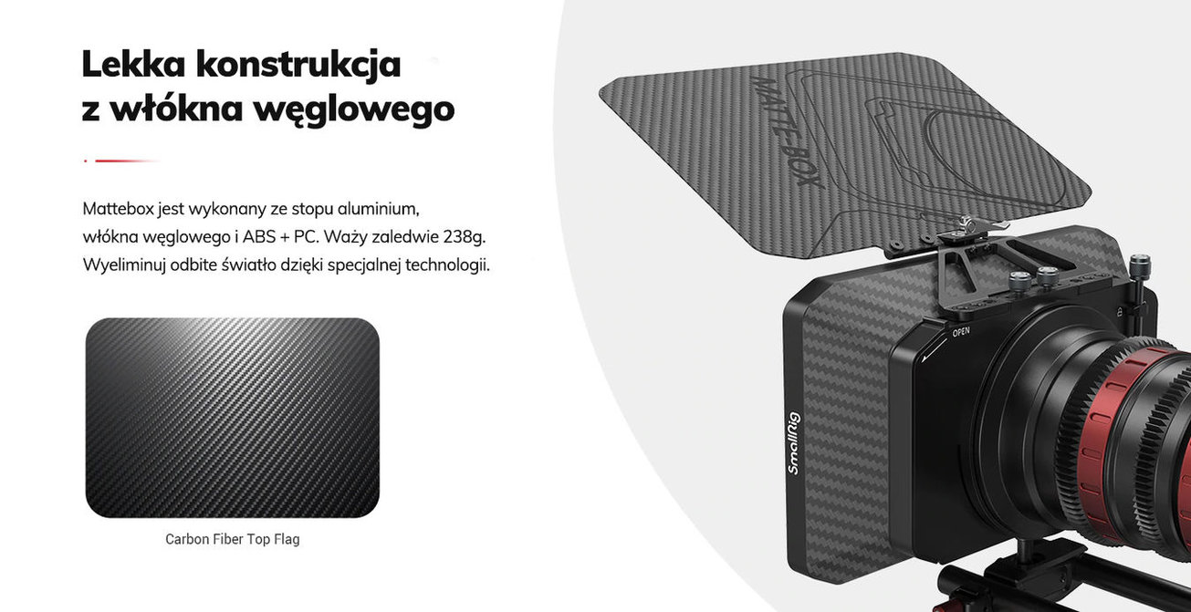 SmallRig 2660 Lightweight Matte Box - mini kompendium