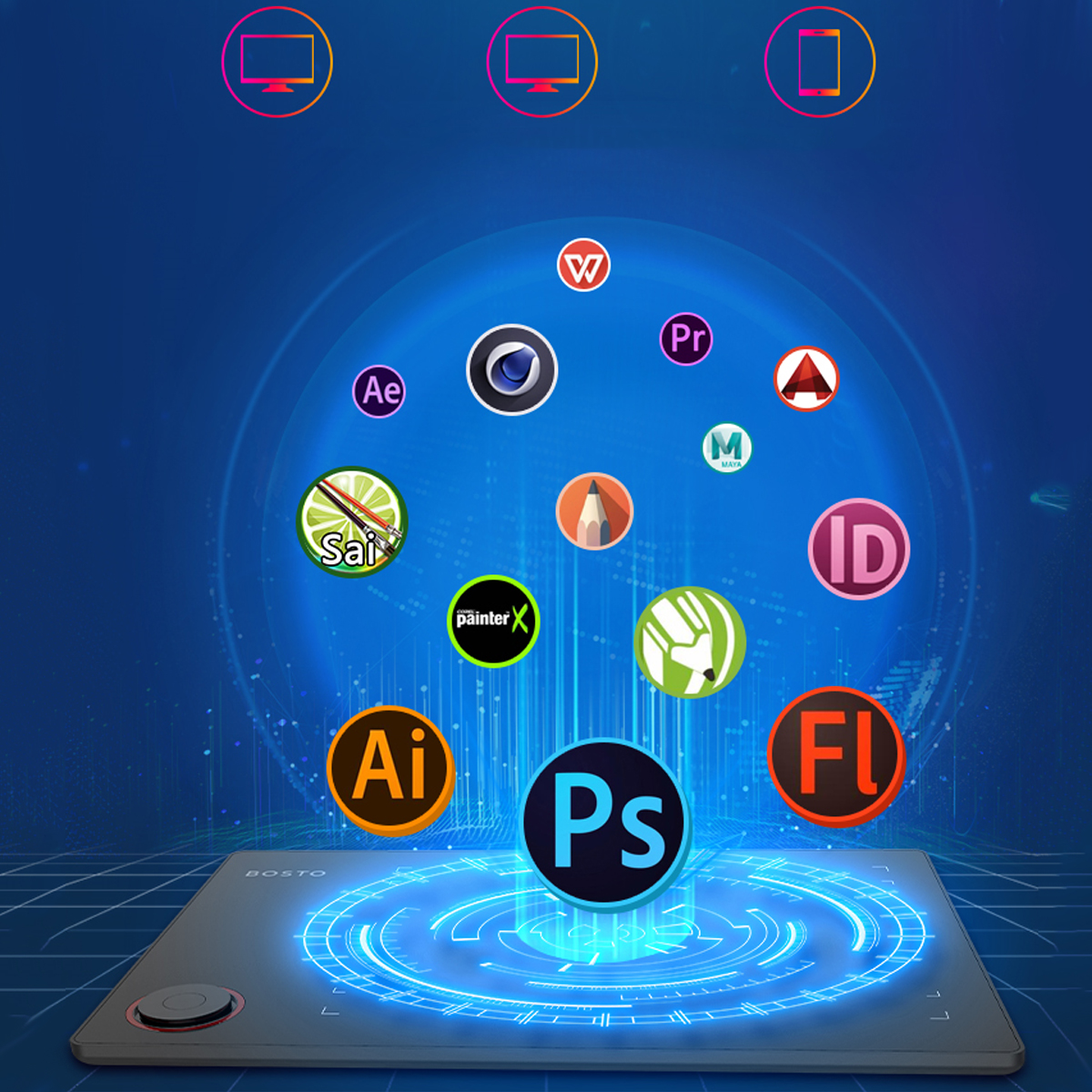 Tablet graficzny BOSTO T608
