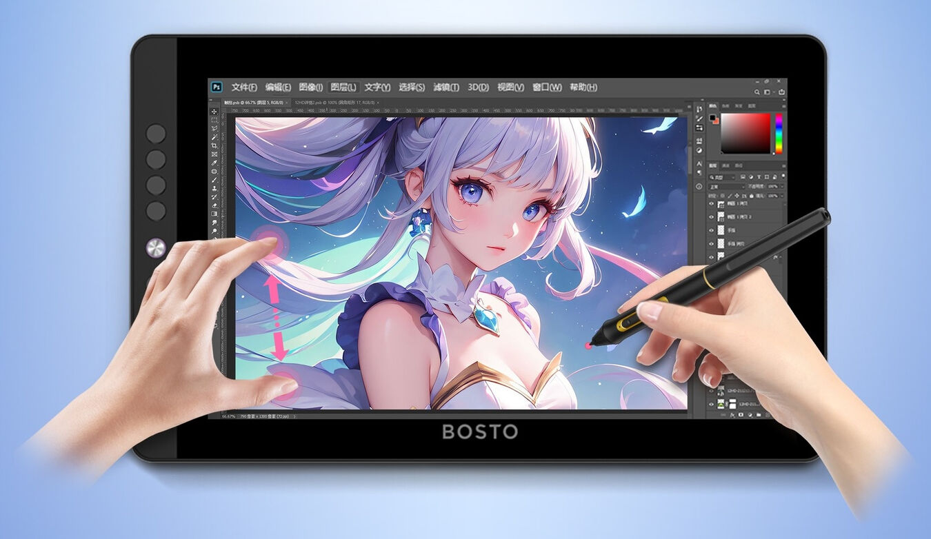 Tablet graficzny BOSTO Movsketch 13 OLED Touch