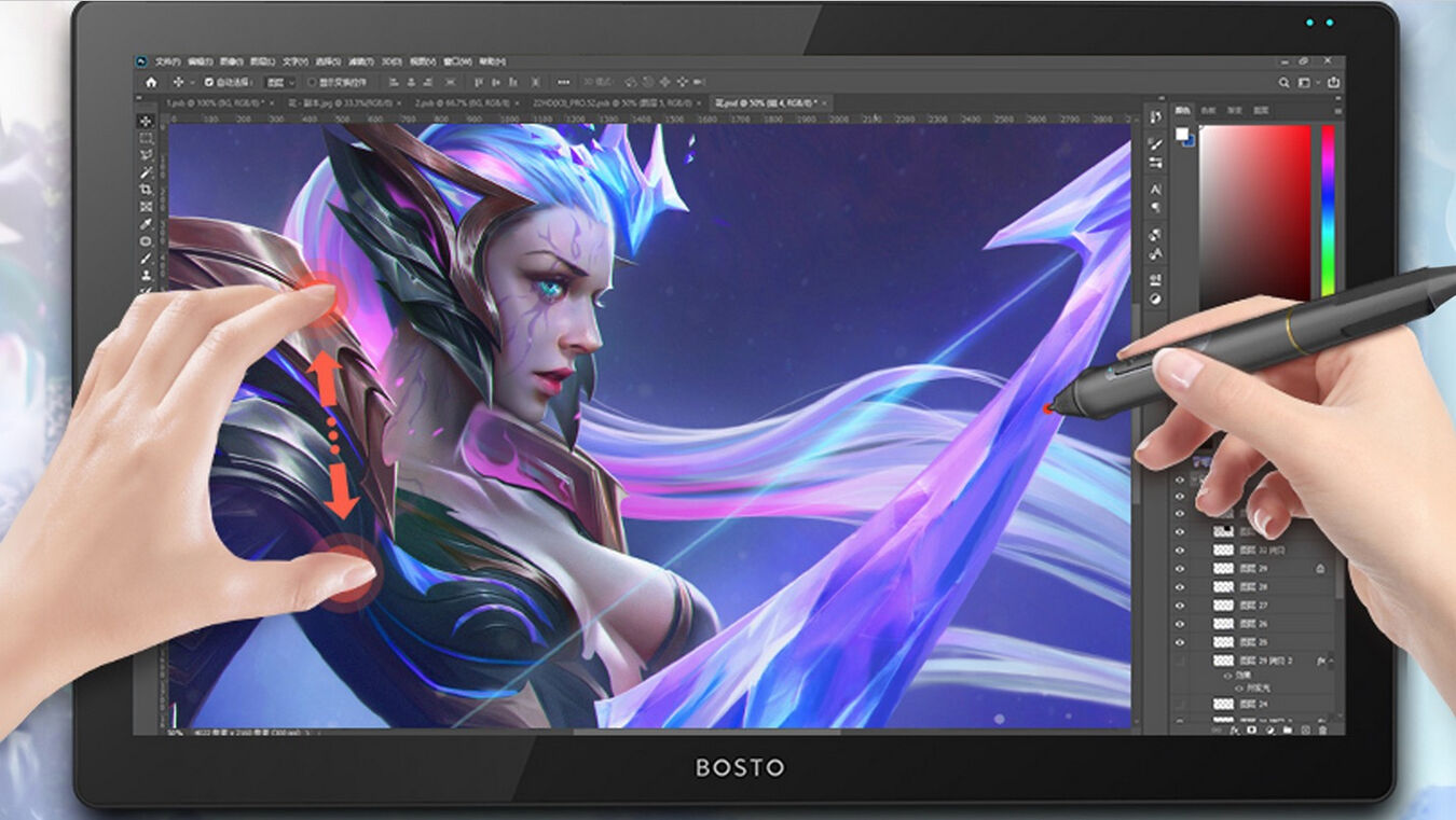 Tablet graficzny (AiO) BOSTO BST-X7 (16/512/i7/N1060) LCD 21,5"