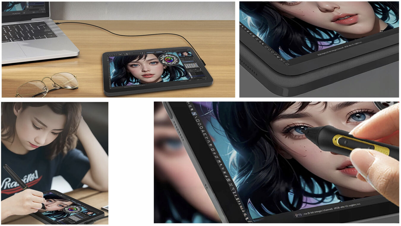 Tablet graficzny BOSTO BT-101C LCD 10,1'' (Szary)