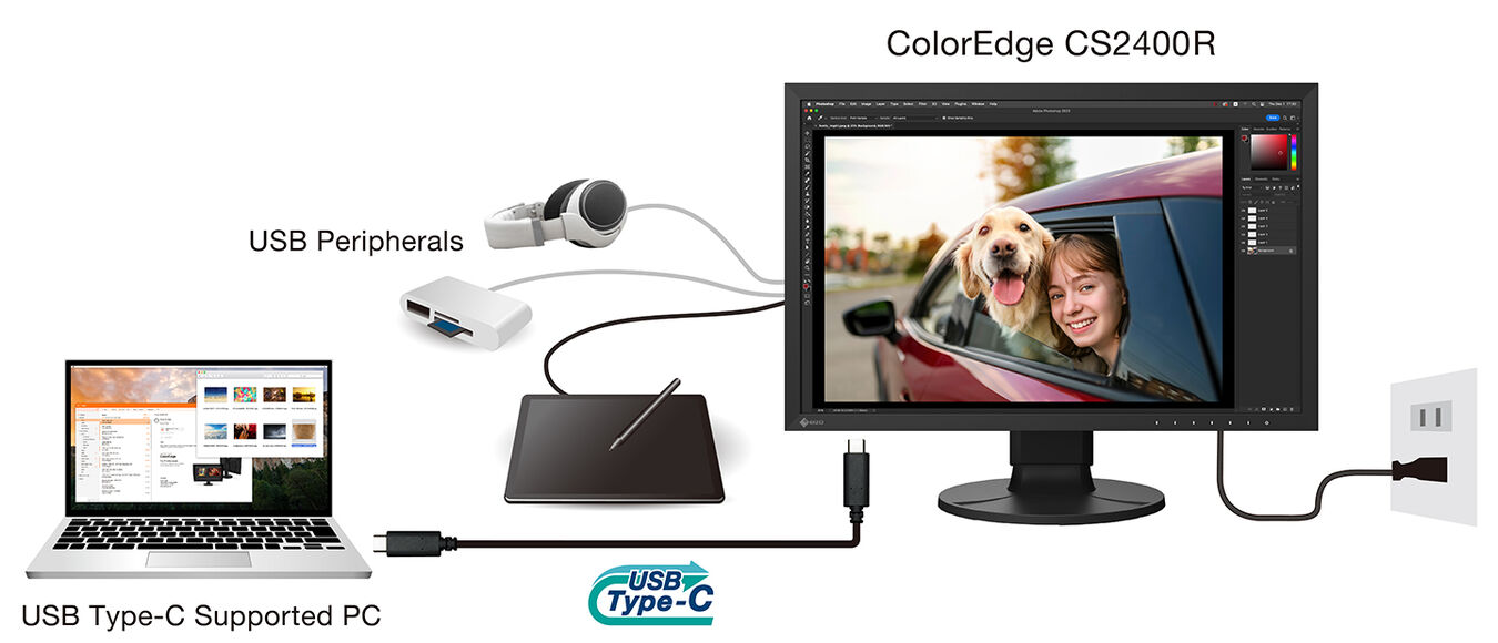Monitor EIZO ColorEdge CS2400R [Autoryzowany Partner Premium = 6 lat gwarancji] > wypożyczalnia