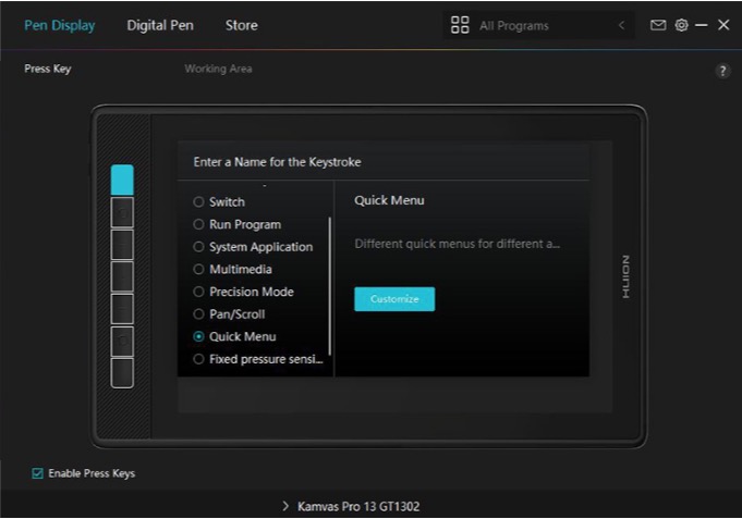 Tablet graficzny Huion KAMVAS PRO 13 (2,5K)