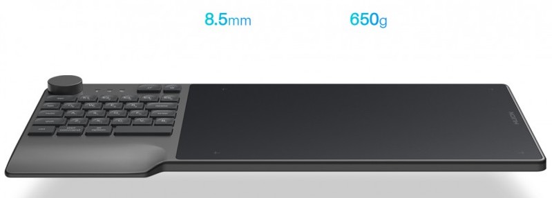 Tablet graficzny Huion INSPIROY Keydial KD200 z klawiaturą