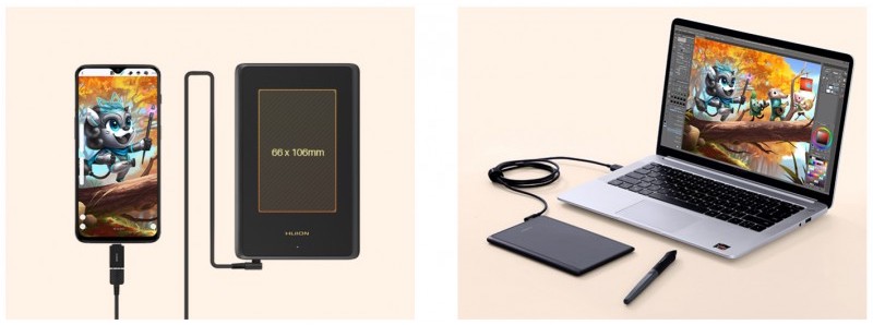 Tablet graficzny Huion INSPIROY H420X