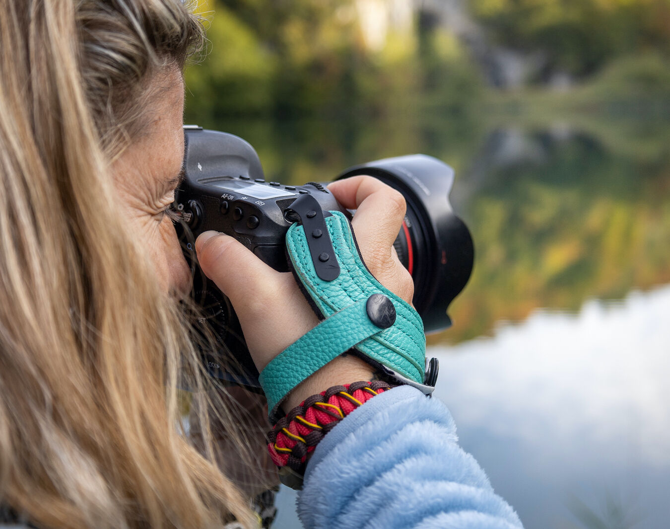 Pasek na rękę (skórzany) SPIDER CAMERA HOLSTER SpiderPro Hand Strap v2 (BLACK)
