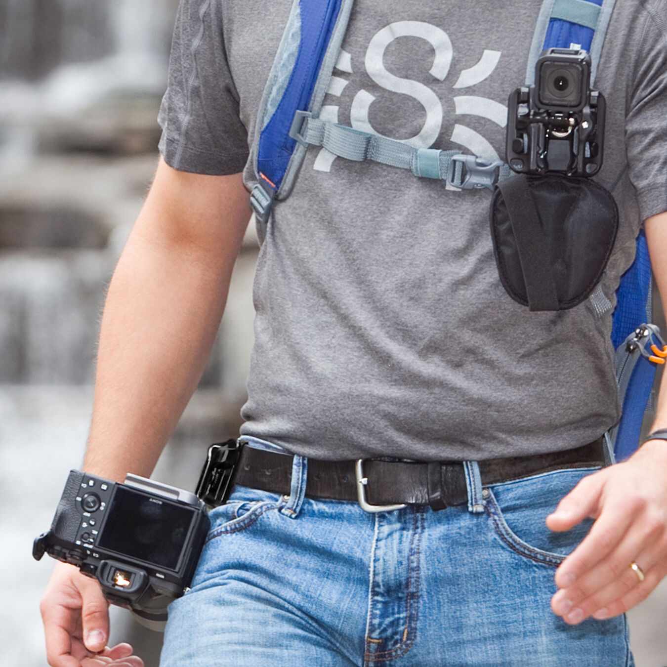 Kabura do plecaka SPIDER CAMERA HOLSTER Spider X Backpacker Kit v2
