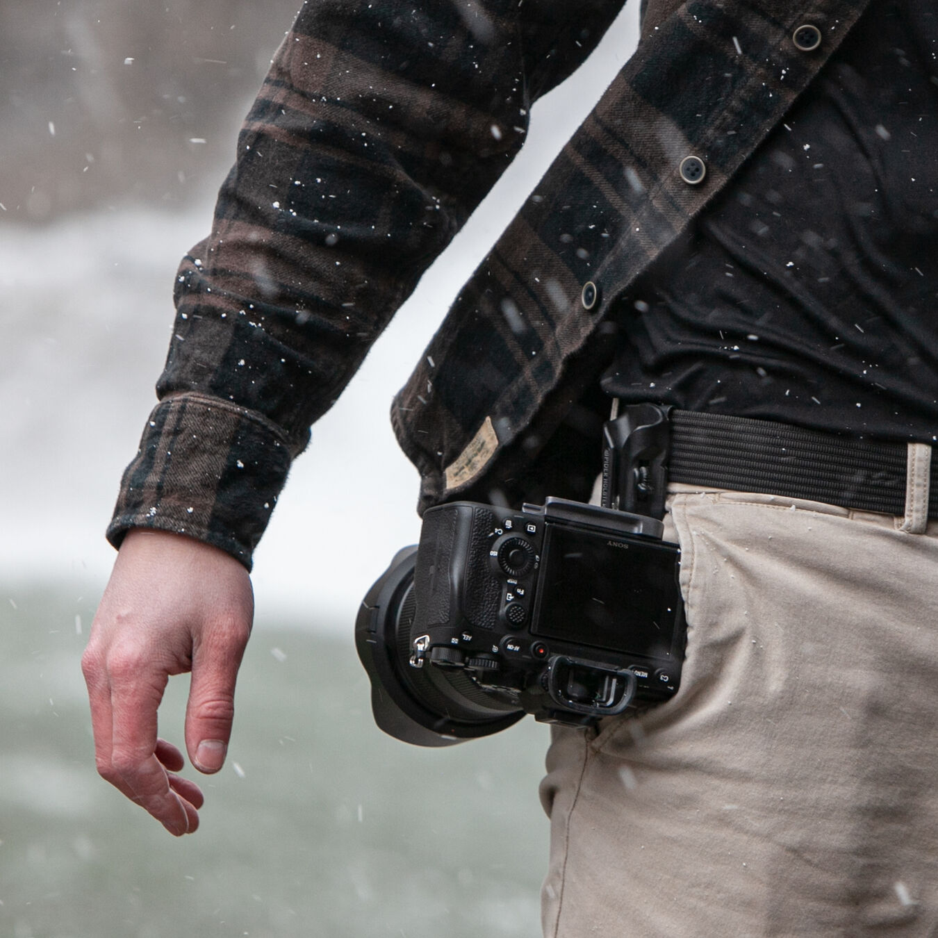 Kabura do paska dla bezlusterkowców (komplet) SPIDER CAMERA HOLSTER Spider X Holster Set v2