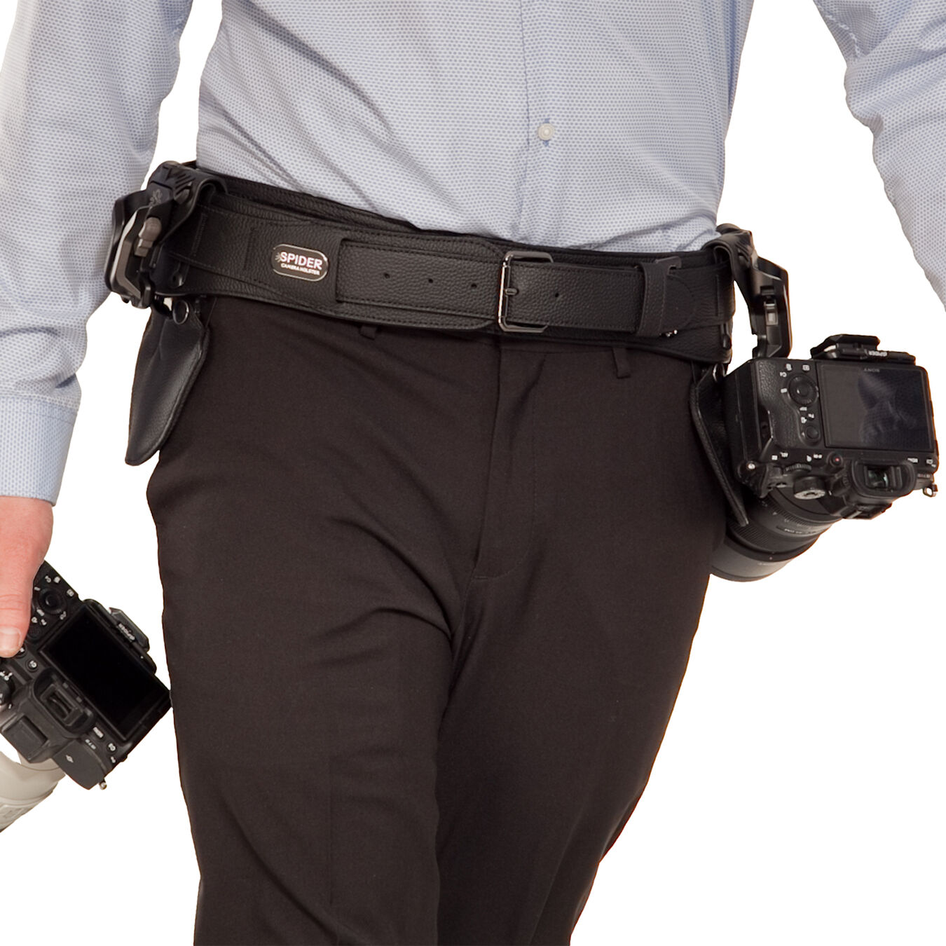 Pas biodrowy SPIDER CAMERA HOLSTER SpiderPro Dual Camera System v3 (BLACK)