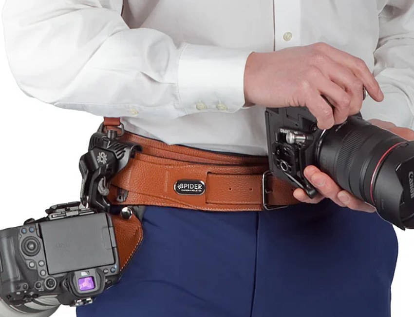 Pas biodrowy SPIDER CAMERA HOLSTER SpiderPro Dual Camera System v3 (BROWN)