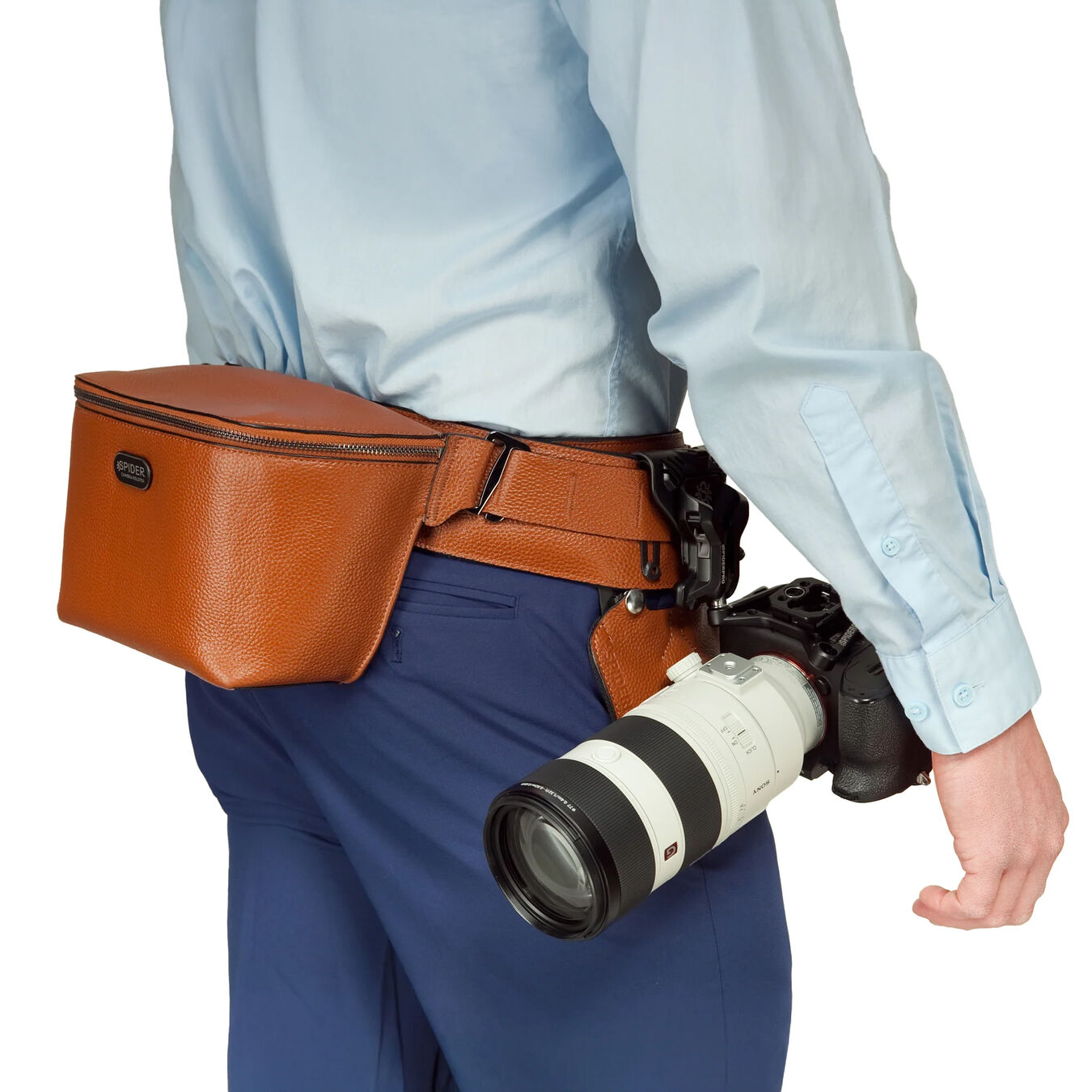 Pas biodrowy SPIDER CAMERA HOLSTER SpiderPro Dual Camera System v3 (BROWN)