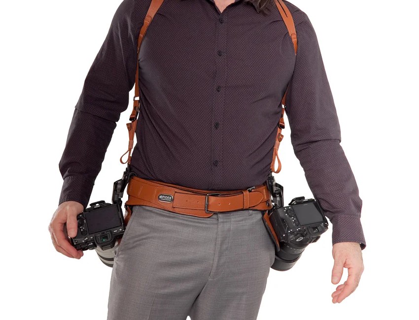 Pas biodrowy SPIDER CAMERA HOLSTER SpiderPro Dual Camera System v3 (BROWN)