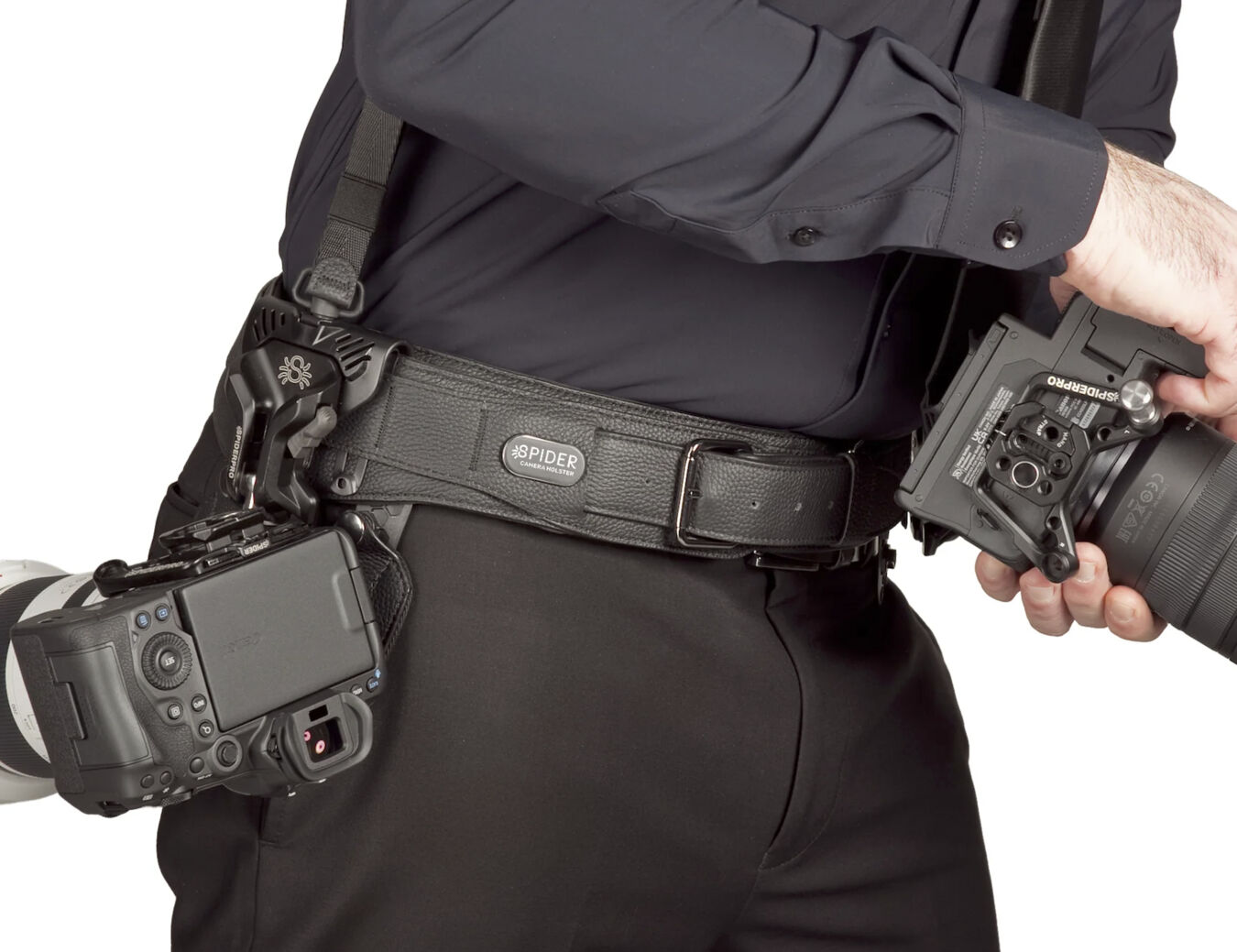 Pas biodrowy SPIDER CAMERA HOLSTER SpiderPro Dual Camera System v3 (BLACK)
