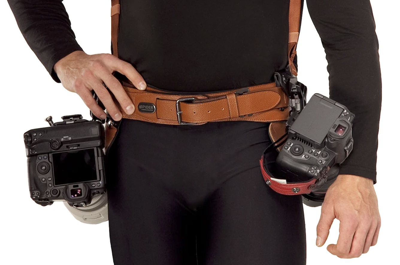 Pas biodrowy SPIDER CAMERA HOLSTER SpiderPro Dual Camera System v3 (BROWN)