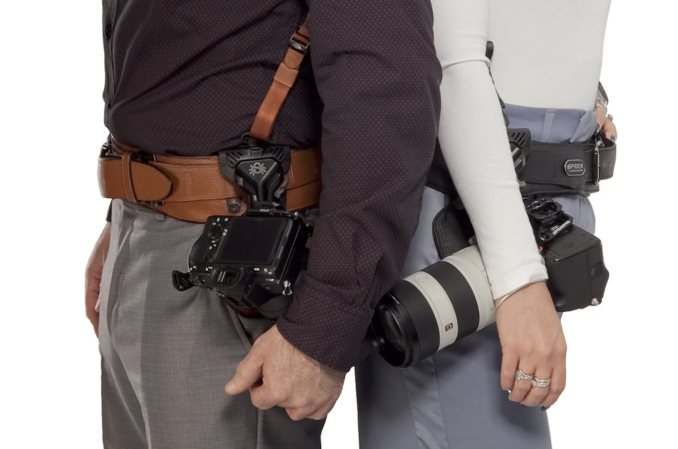 Pas biodrowy SPIDER CAMERA HOLSTER SpiderPro Dual Camera System v3 (BROWN)