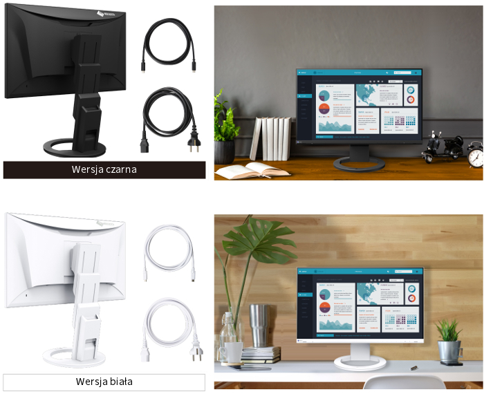 Monitor EIZO FlexScan EV2490-BK [Autoryzowany Partner Premium]