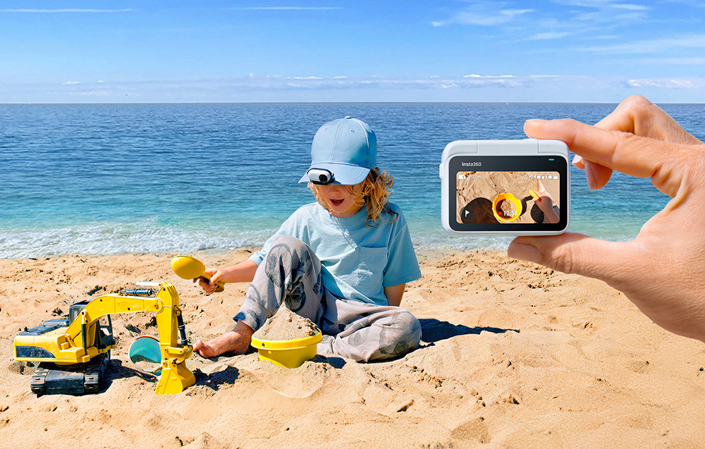 Kamera sportowa Insta360 GO 3S (128GB) z Action Pod