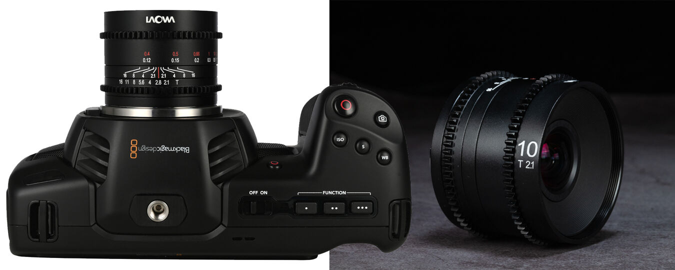 Zestaw obiektywów filmowych Mikro 4/3 Laowa Wide Cine Prime 7,5mm T2.1; 10mm T2.1; 17mm T1.