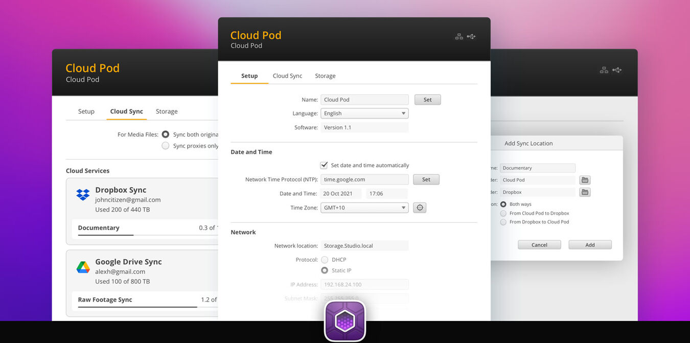 Blackmagic Design Cloud Pod