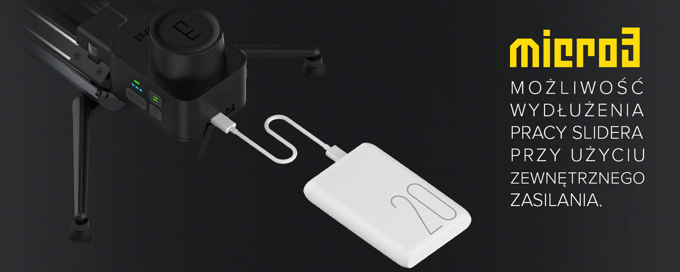 Slider Zeapon Micro 3 E1000 z modułem napędowym