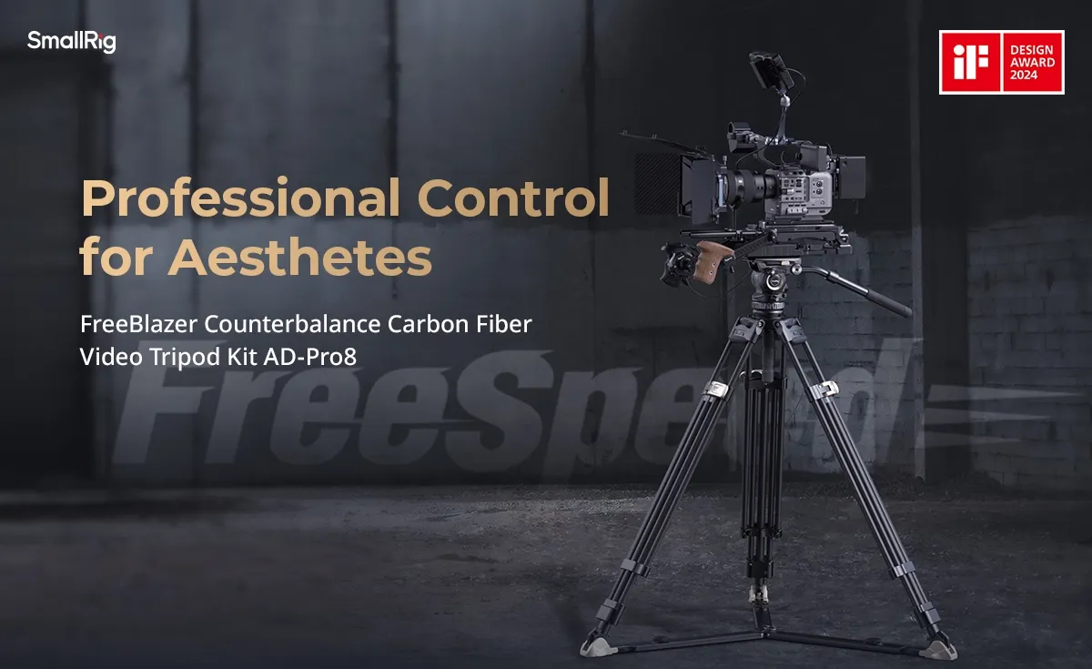 Statyw Smallrig 4465 Video FreeBlazer Counterbalance Carbon Fiber Tripod Kit AD-Pro8