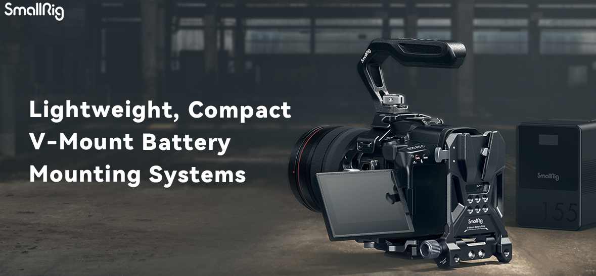 SmallRig 4064B Compact V-Mount Battery Mounting System - regulowane mocowanie akumulatorów