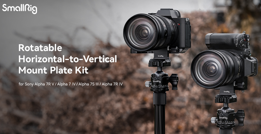 SmallRig 4148 Rotatable Horizontal-to-Vertical Mount Plate Kit do Sony A7 IV, A7 RIV/V, A7 SIII