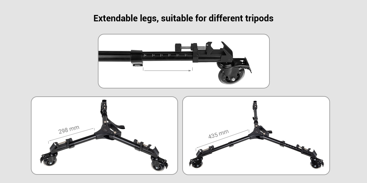 Uniwersalny wózek SmallRig 3986 Tripod Dolly