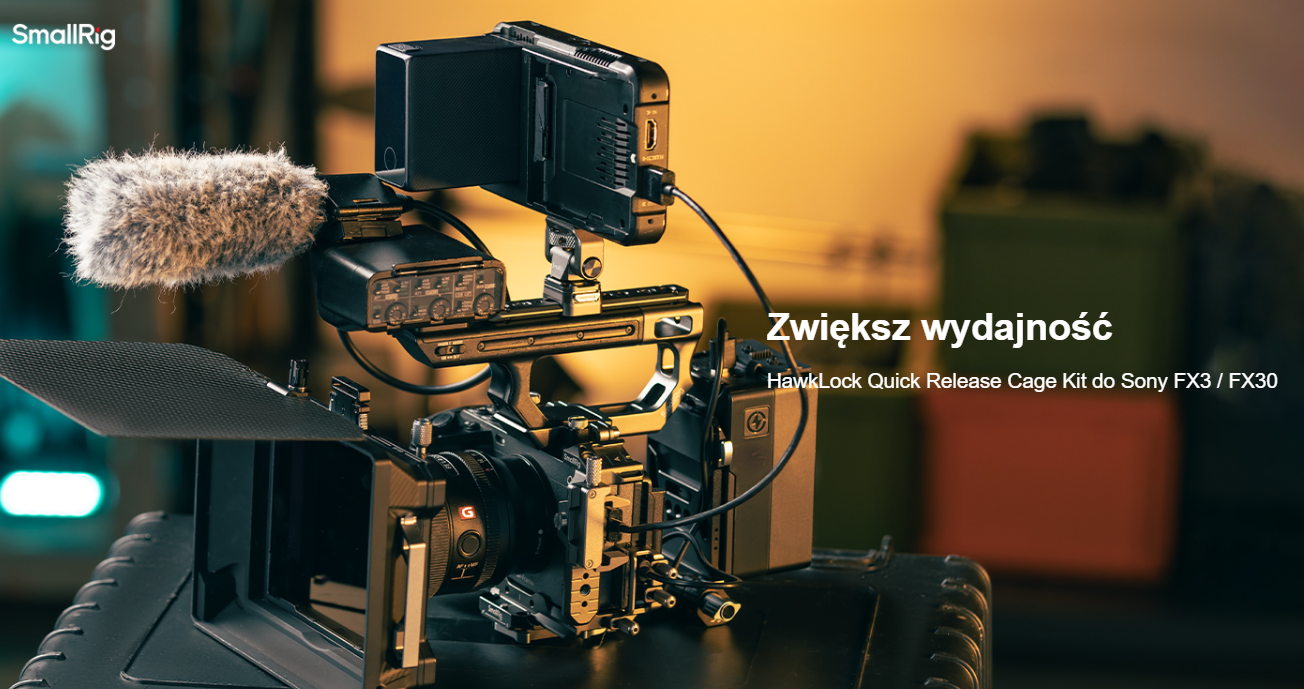 Klatka SmallRig 4770 HawkLock Quick Release Cage Kit do Sony FX3 / FX30