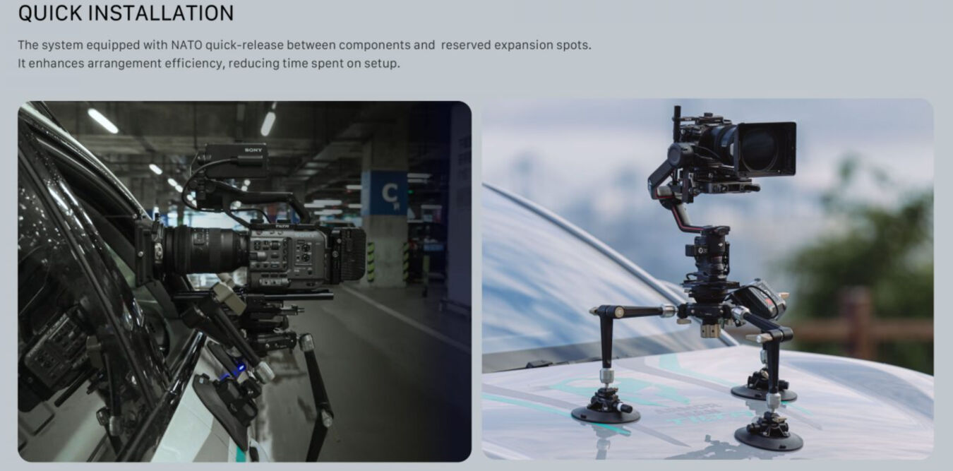 Przyssawka Tilta HDA-T11-A Hydra Articulating Car Mounting System with Electronic Suction Cups