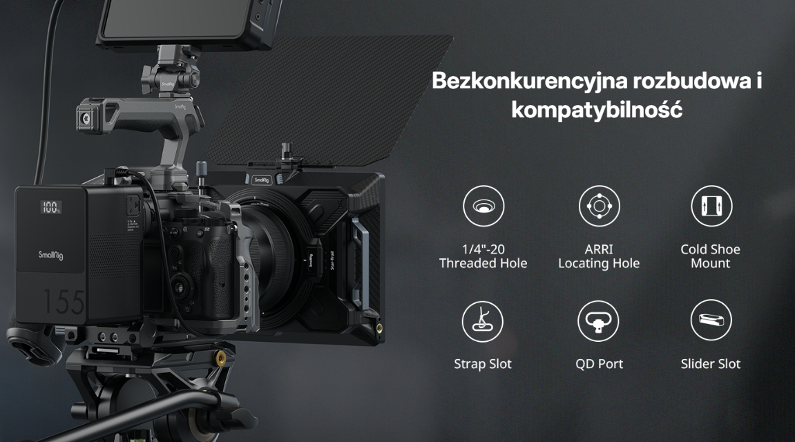 Klatka SmallRig 4538 HawkLock Quick Release Cage Kit for Sony A7R V / A7IV / A7S III