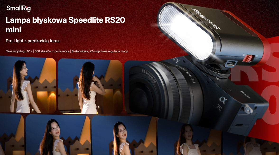 Lampa błyskowa SmallRig 5374 RS20 mini Speedlite Flash