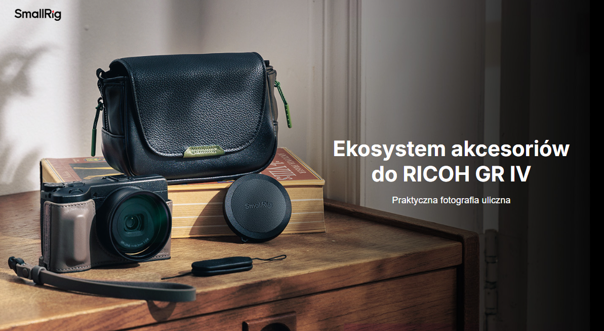 Etui SmallRig 5676 Leather Case Kit do Ricoh GRIII/GRIV (Black)