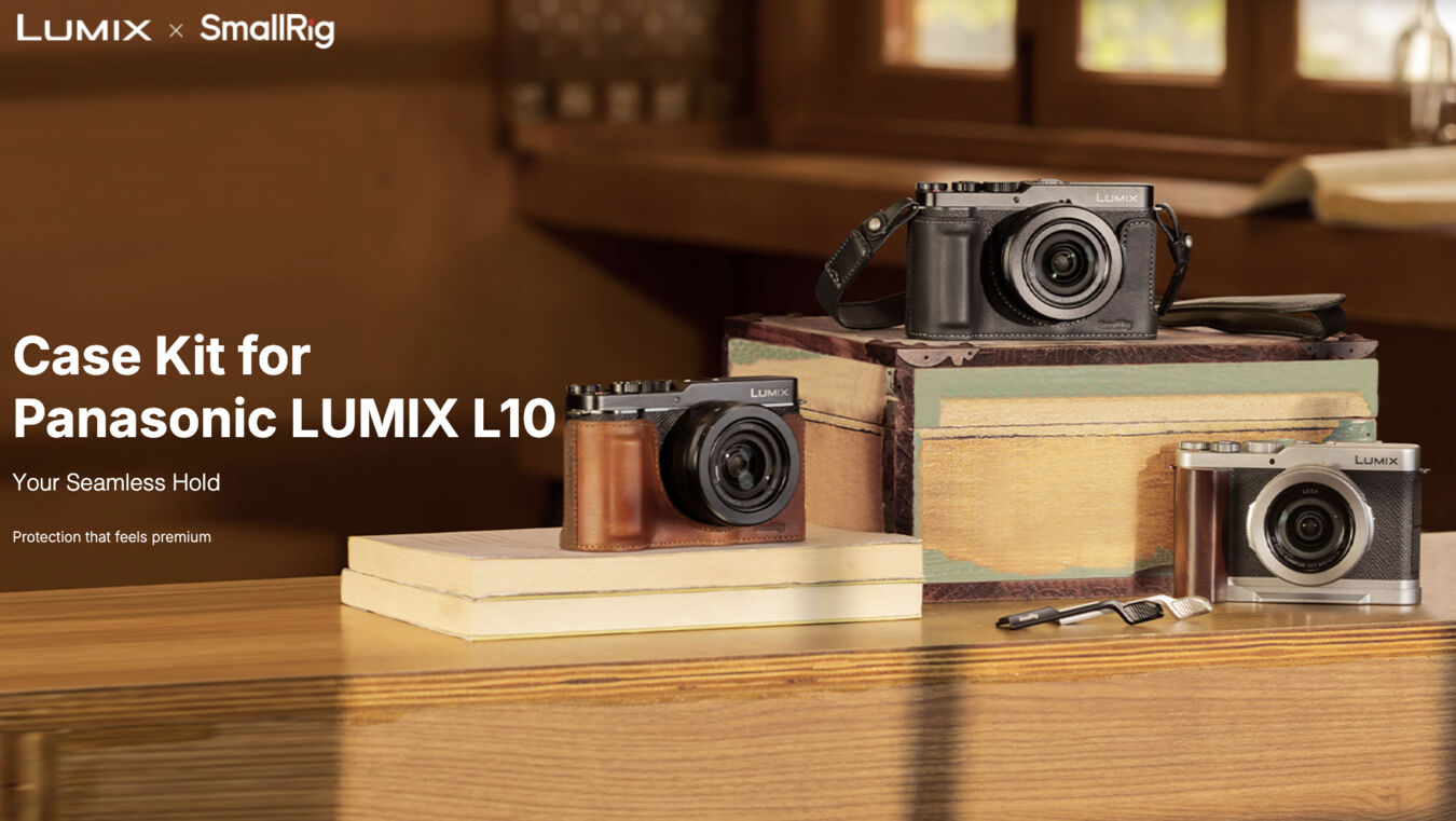 SmallRig 5700 L-Shaped Mount Plate Handle for Panasonic LUMIX L10 (Czarny)