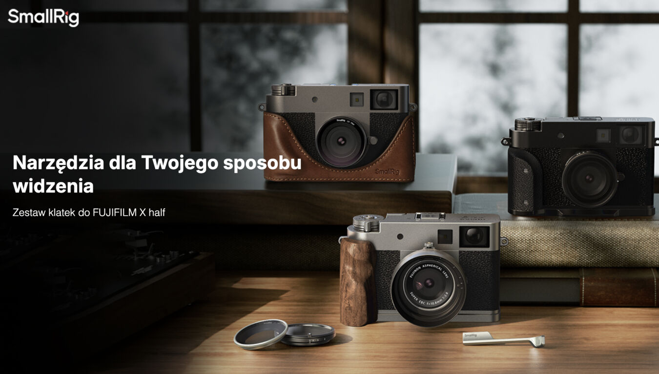 Smallrig 5219 Zestaw skórzanego etui do FUJIFILM X half - Czarny