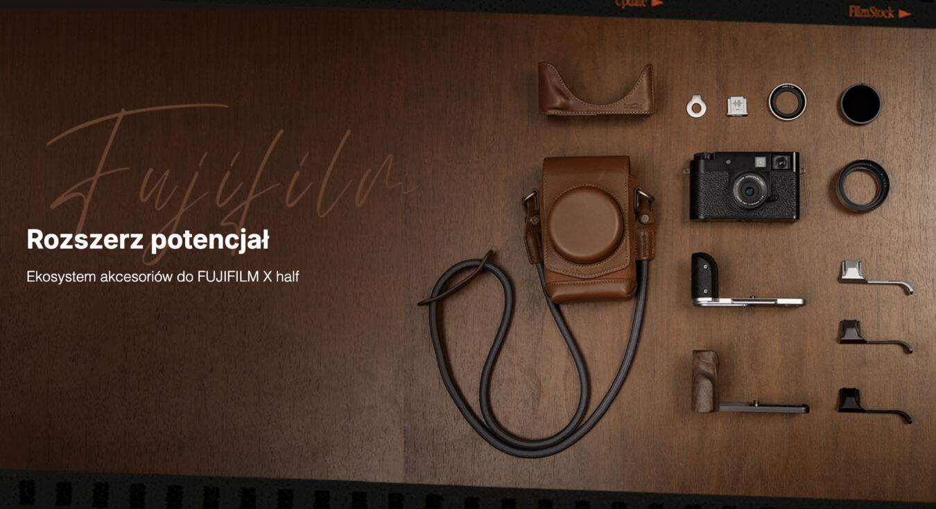 Smallrig 5219 Zestaw skórzanego etui do FUJIFILM X half - Czarny