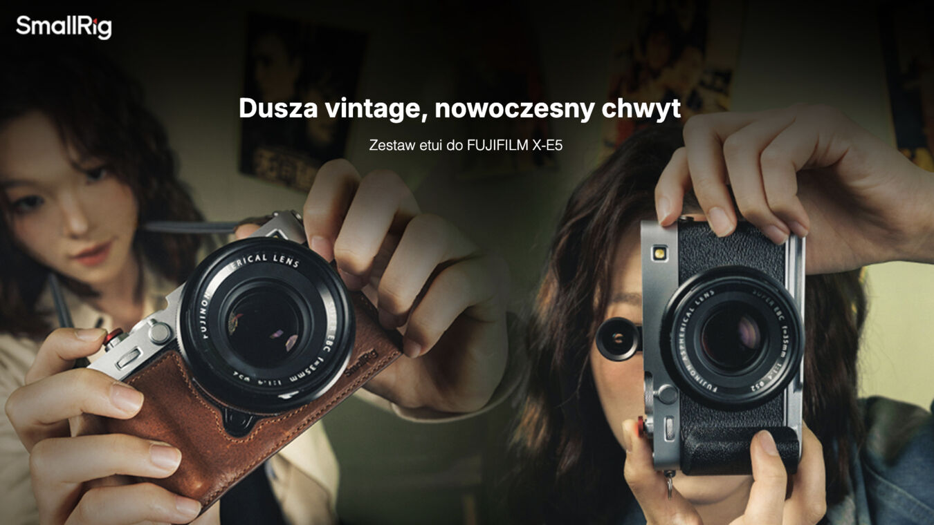 Zstaw skórzane etui SmallRig 5450 do FUJIFILM X-E5 - Czarny